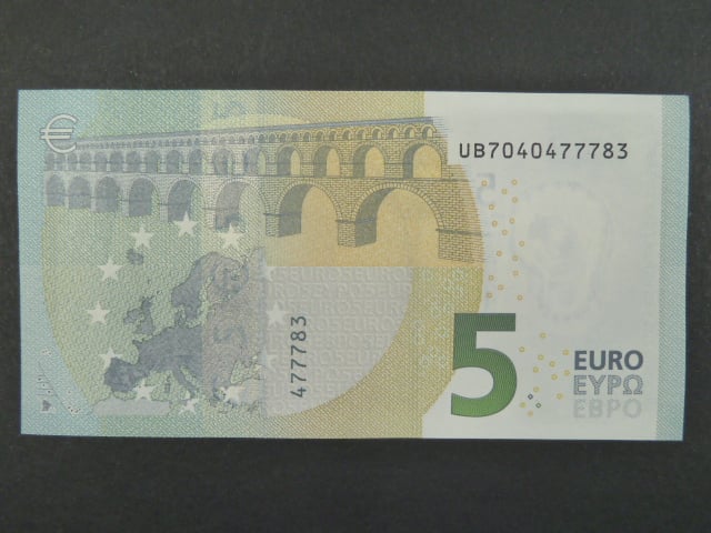 5 Euro 2013 s.UB, Francie, podpis Mario Draghi, U002