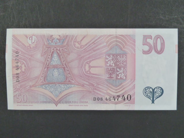 50 Kč 1997 s. D 08, Baj. CZ 17, Pi. 17