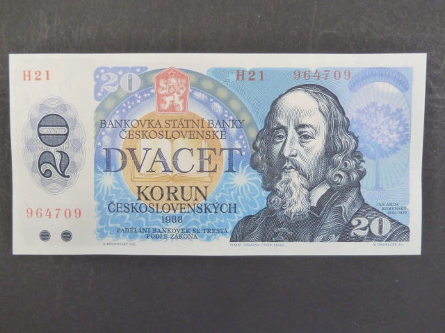 20 Kčs 1988 s. H 21