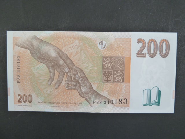 200 Kč 1998 s. F 88, Baj. CZ 20, Pi. 19