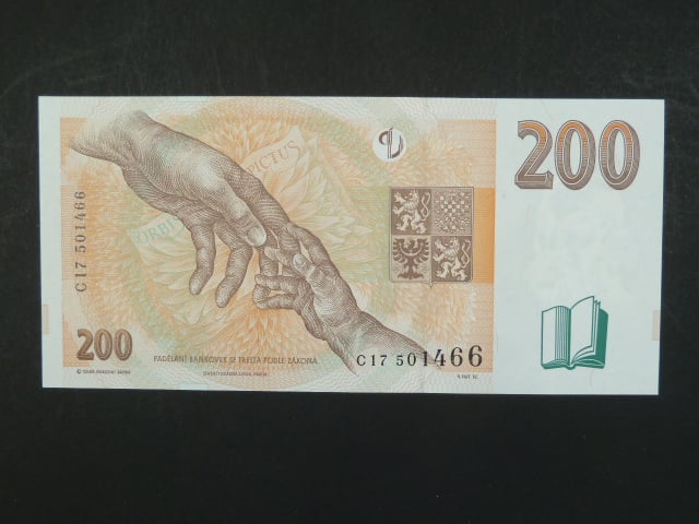 200 Kč 1998 s. C 17, Baj. CZ 20, Pi. 19