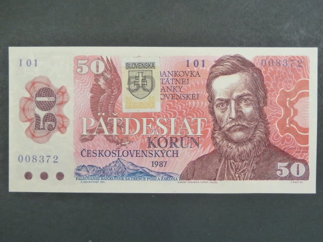 50 Sk 1987 s. I 01 kolkovaná, Baj. SK2a