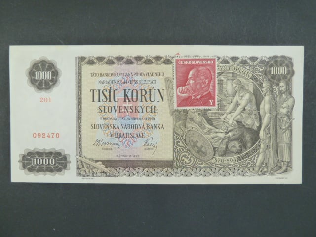 1000 Ks 25.11.1940, kolkovaná série 2O1