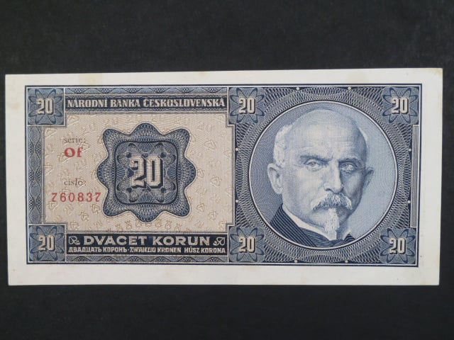 20 Kč 1.10.1926 série Of