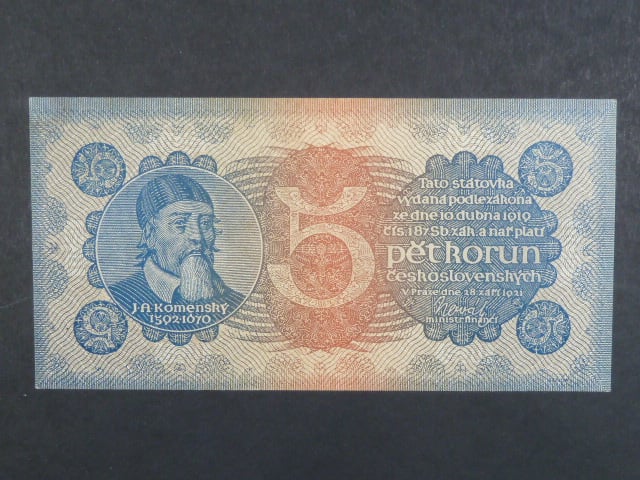 5 Kč 28.9.1921, serie 8