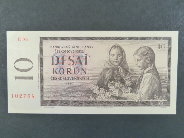 10 Kčs 1960 s. E 06