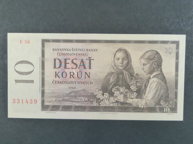 10 Kčs 1960 s. E 56