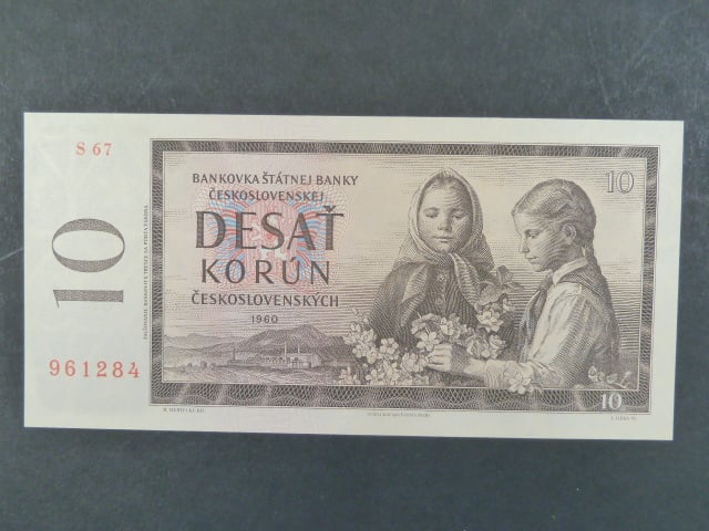 10 Kčs 1960 s. S 67