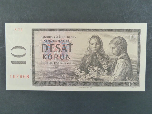 10 Kčs 1960 s. S 72