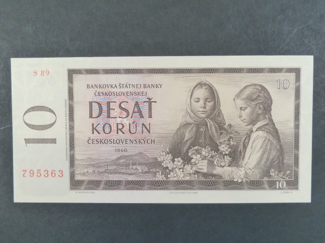 10 Kčs 1960 s. S 89