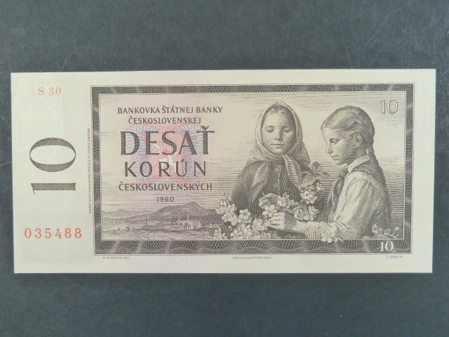10 Kčs 1960 s. S 30
