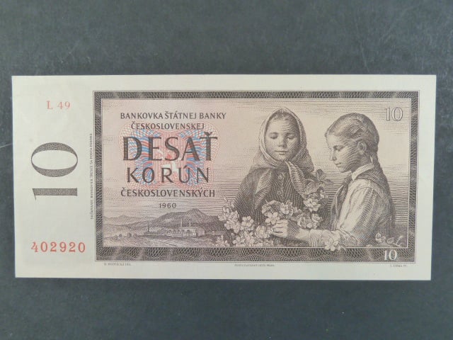 10 Kčs 1960 s. L 49