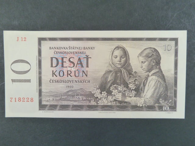 10 Kčs 1960 s. J 12