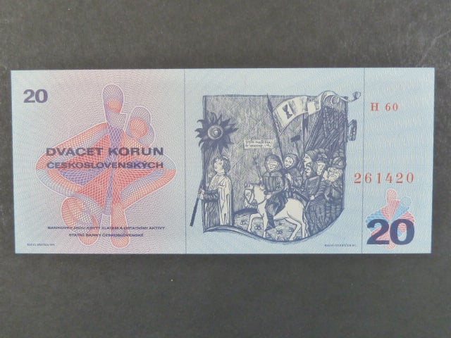 20 Kčs 1970 s.H 60
