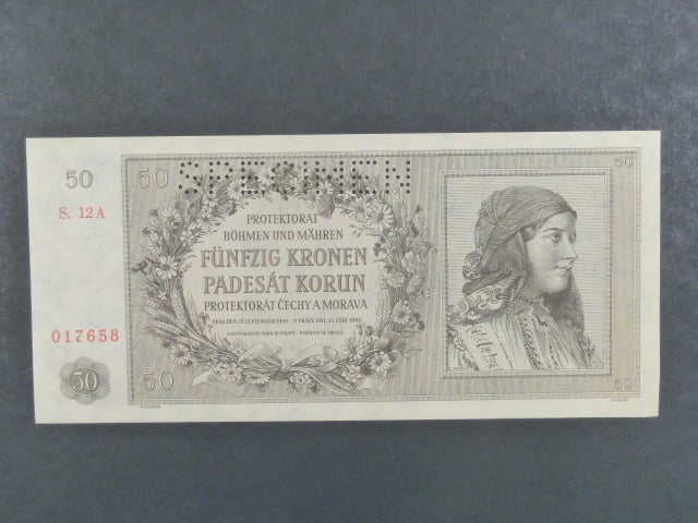50 K 25.9.1944 série 12 A perf. SPECIMEN