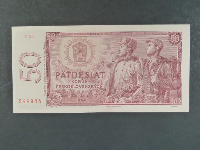 50 Kčs 1964 s. G 34
