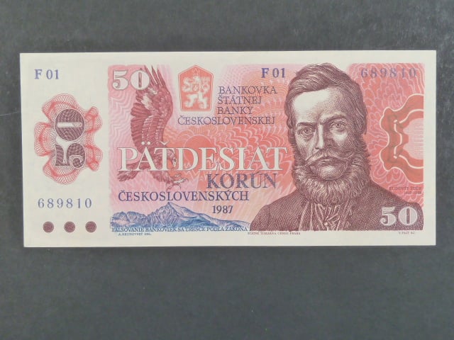 50 Kčs 1987 s. F 01