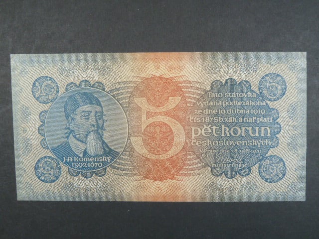 5 Kč 28.9.1921, serie 8