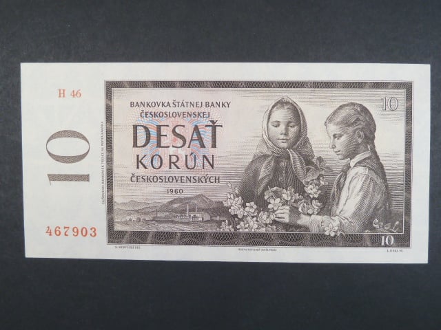 10 Kčs 1960 s. H 46