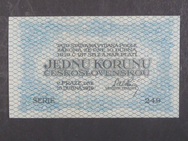 1 Kč 15. 4. 1919, s.249