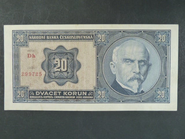 20 Kč 1.10.1926 série Dh