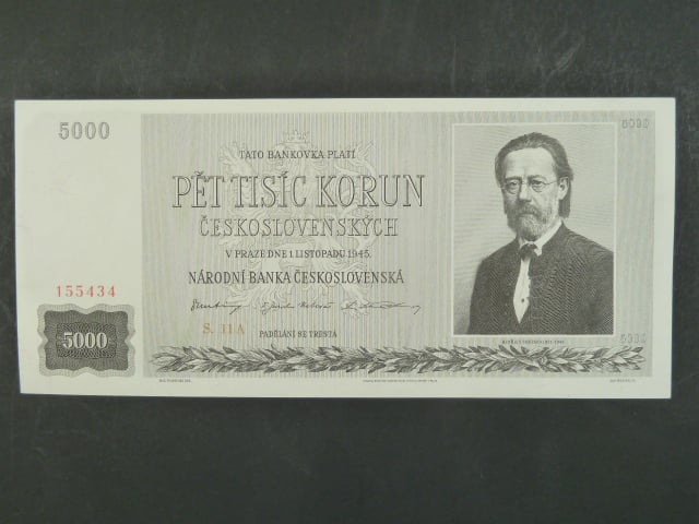 5000 Kčs 1.11.1945 série 11 A