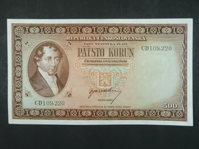 500 Kčs 1945 s.CD