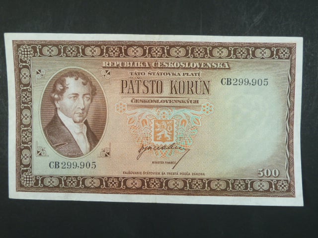 500 Kčs 1945 s.CB