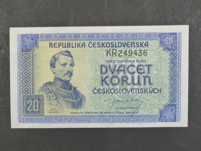 20 Kčs 1945 série KR