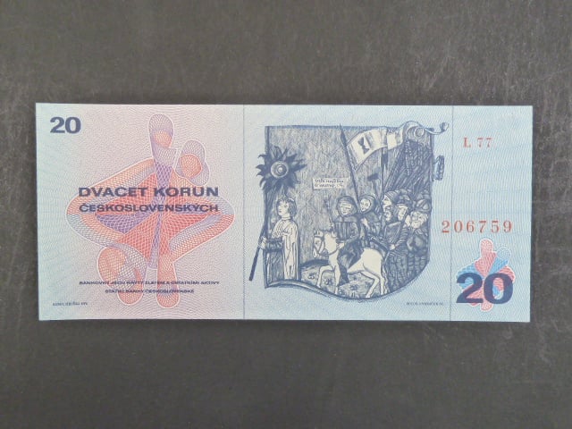 20 Kčs 1970 s.L 77