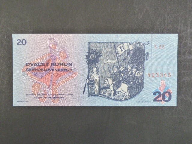 20 Kčs 1970 s.L 22