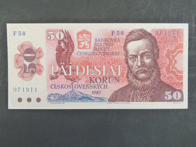 50 Kčs 1987 s. F 58
