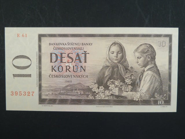10 Kčs 1960 s. E 63