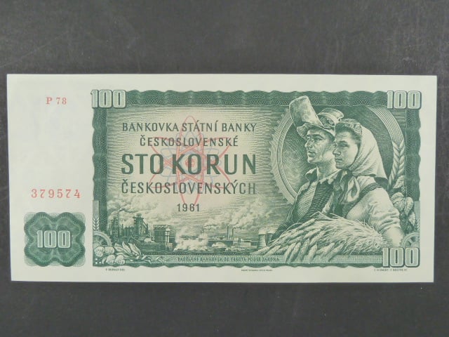 100 Kčs 1961 série P 78