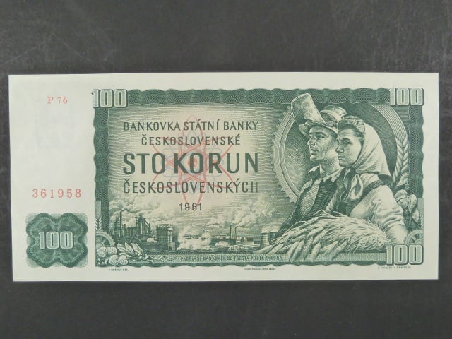100 Kčs 1961 série P 76