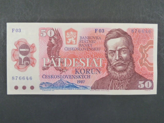 50 Kčs 1987 s. F 03
