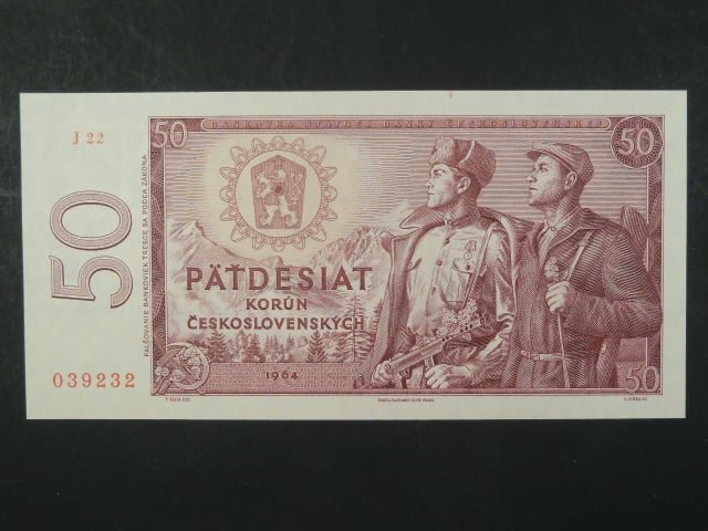 50 Kčs 1964 s. J 22