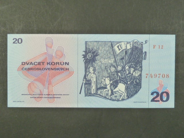 20 Kčs 1970 s.F 12