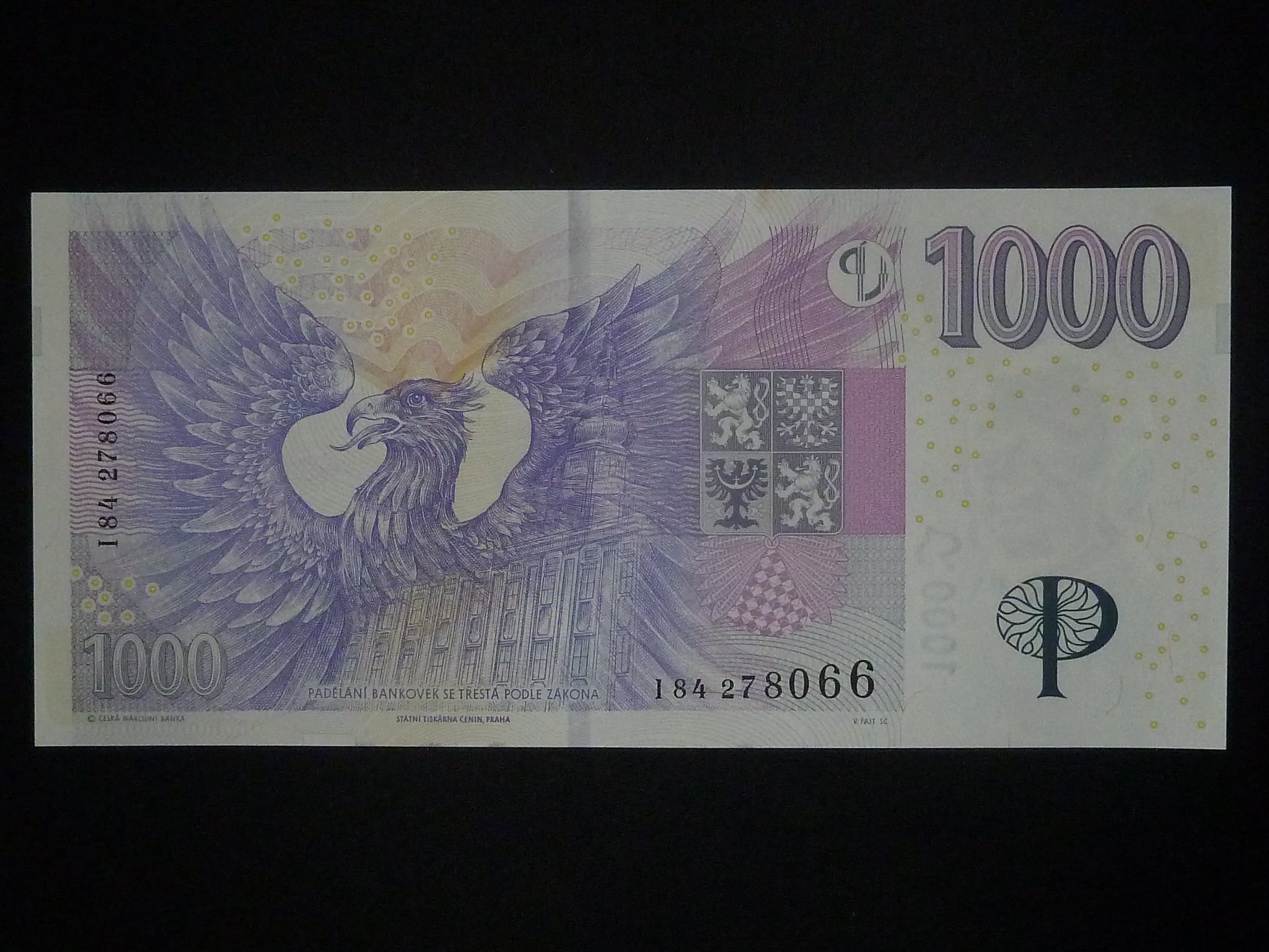 1000 Kč 2008 série I 84