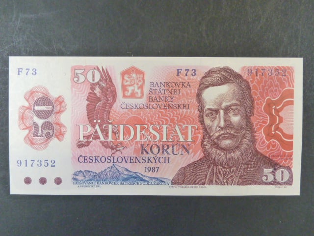 50 Kčs 1987 s. F 73