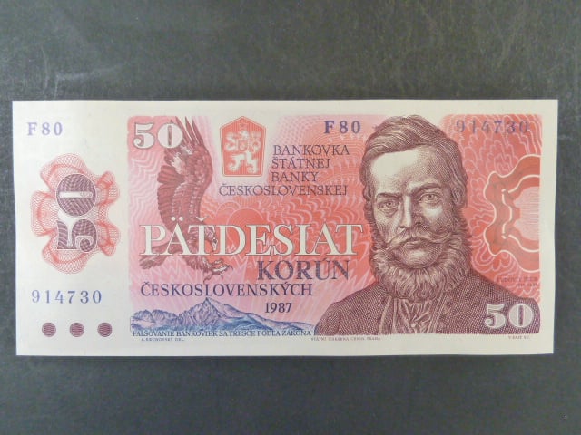 50 Kčs 1987 s. F 80