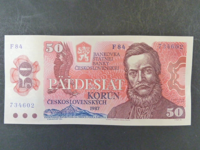 50 Kčs 1987 s. F 84