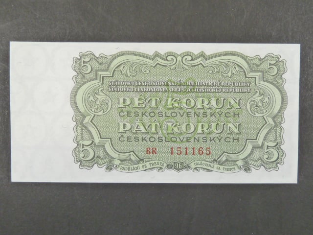 5 Kčs 1961 série BR