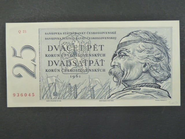 25 Kčs 1961 s. Q 05