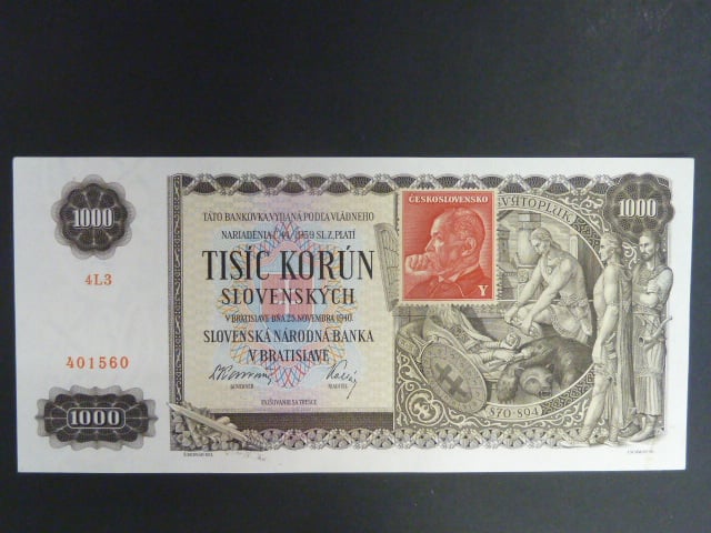 1000 Ks 25.11.1940, kolkovaná série 4L3