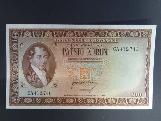 500 Kčs 1945 s.CA