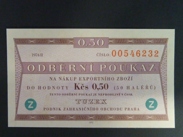 0,50 TKčs 1974 / II "Z", K.Š.K. 47b