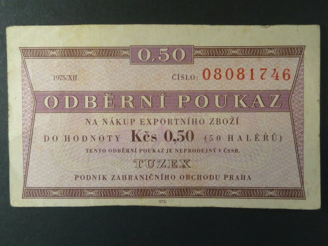 0,50 TKčs 1975 / II, K.Š.K. 47a