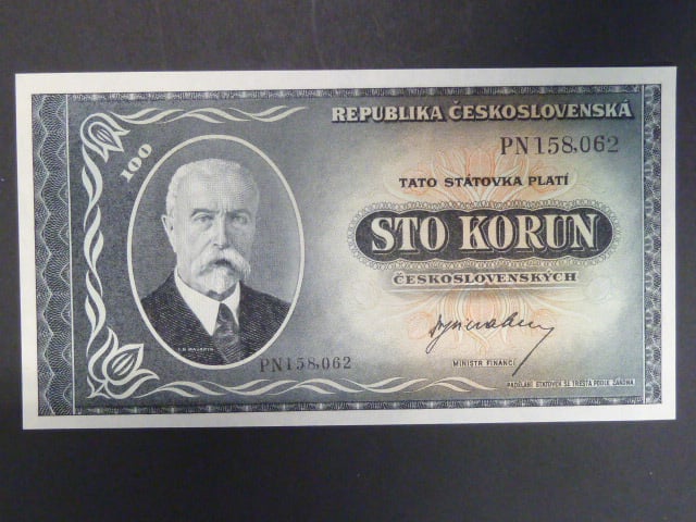 100 Kčs 1945 série PN