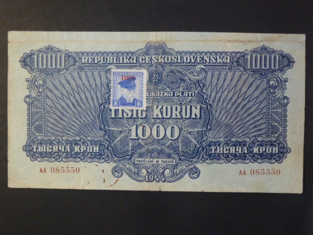 1000 K 1944 kolkovaná série AA